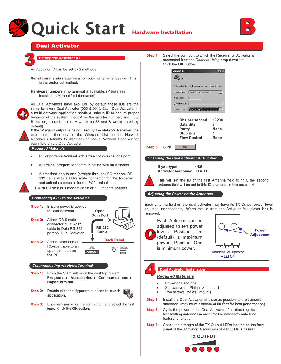 Axcess Dual Activator Quick Start User Manual | Page 2 / 2