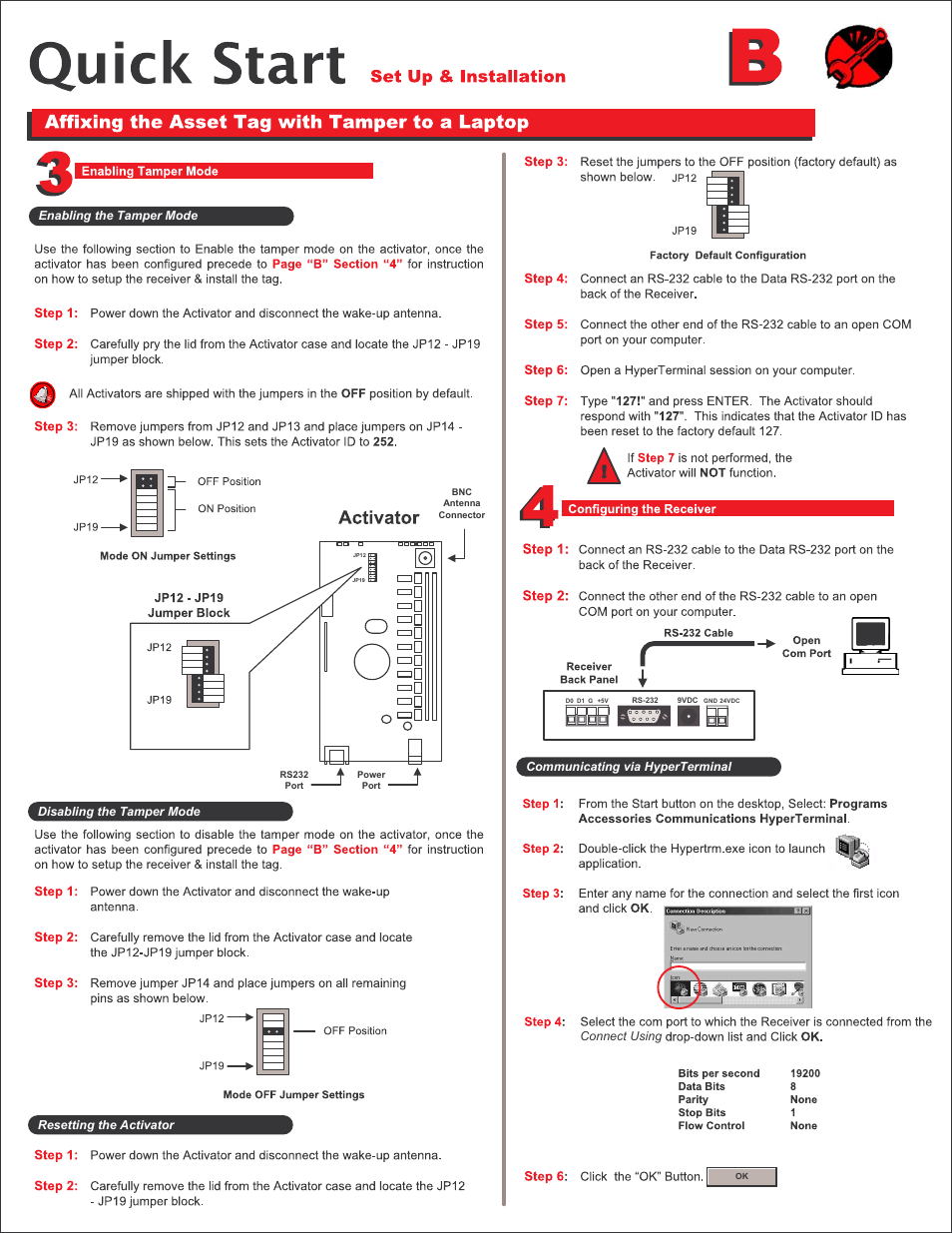 Axcess Affixing the Tamper Asset Tag Quick Start User Manual | Page 2 / 3