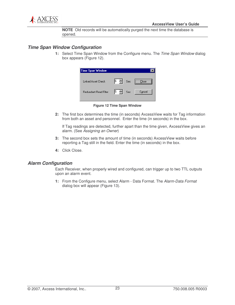 Axcess AxcessView User Guide User Manual | Page 23 / 35