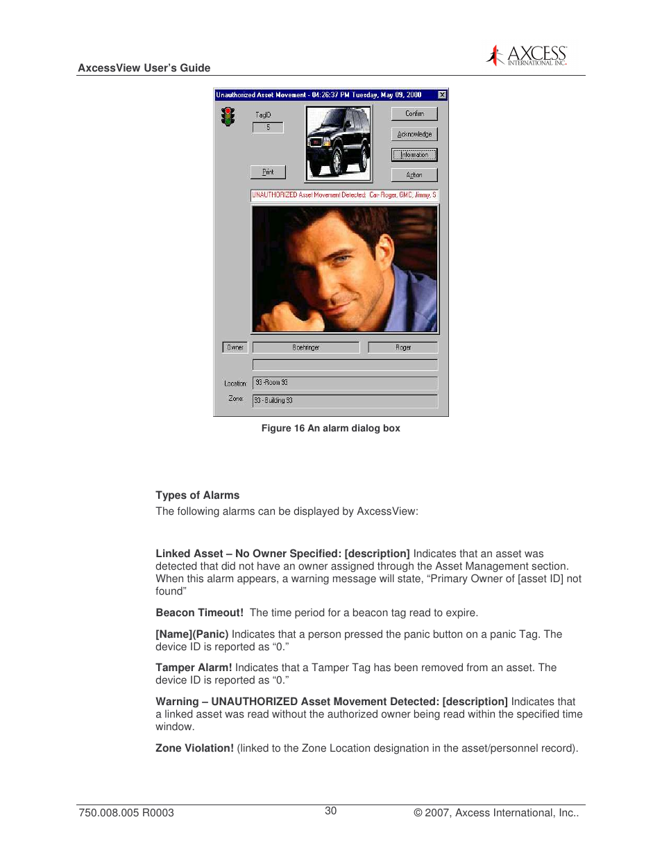 Axcess AxcessView User Guide User Manual | Page 30 / 35