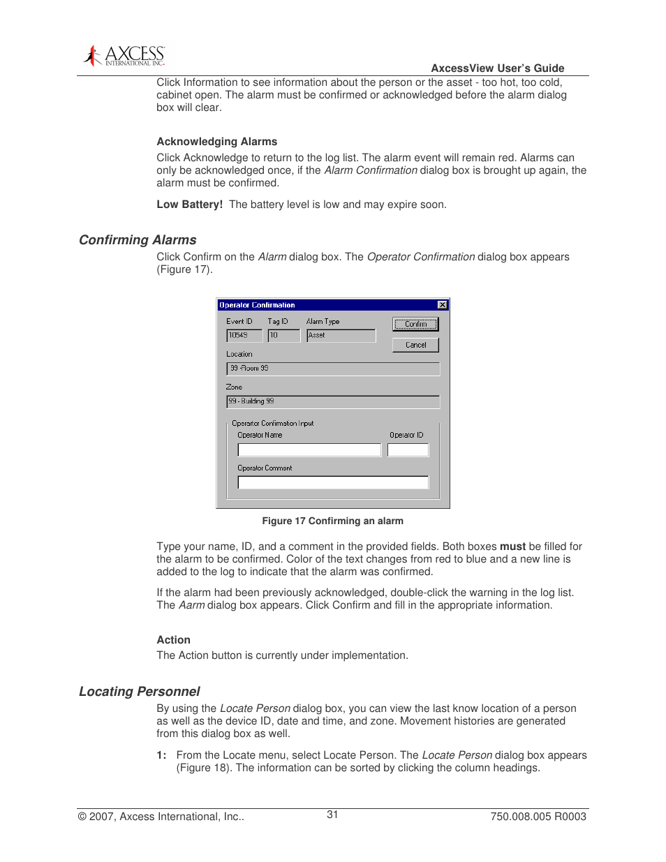 Axcess AxcessView User Guide User Manual | Page 31 / 35