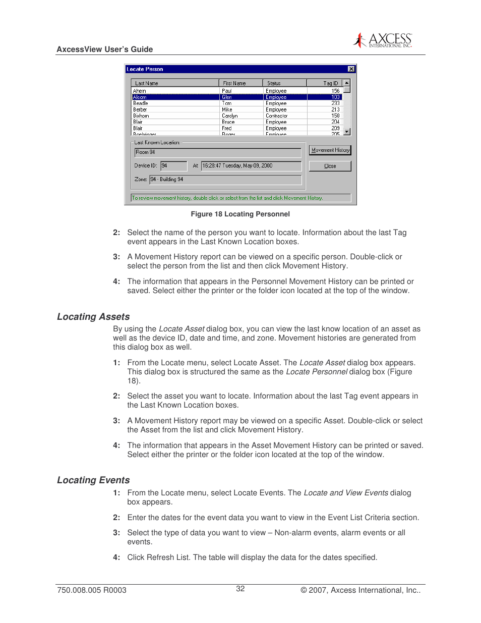 Axcess AxcessView User Guide User Manual | Page 32 / 35