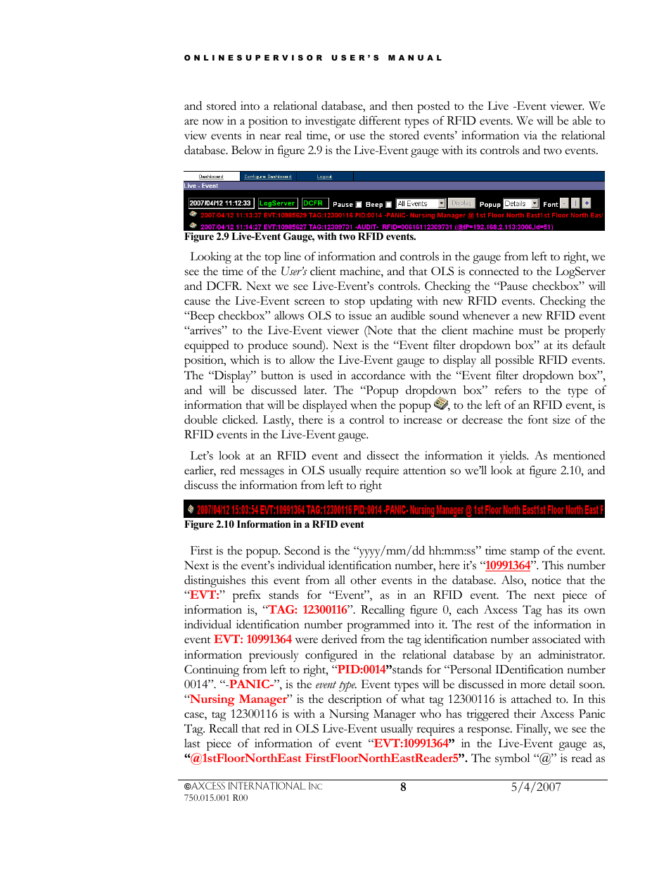 Axcess e/OLS User Manual User Manual | Page 11 / 28