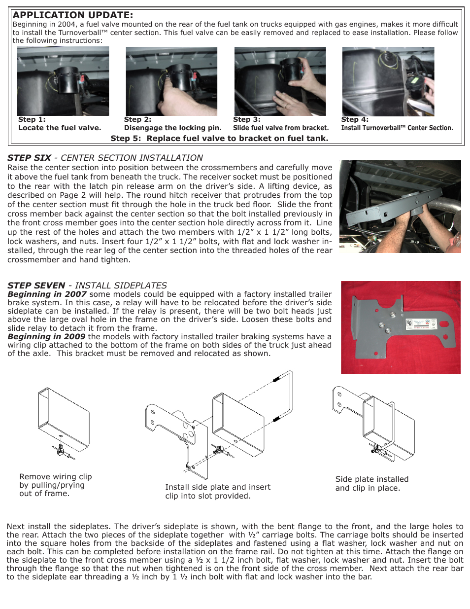 B&W Trailer Hitches 1067R User Manual | Page 3 / 4