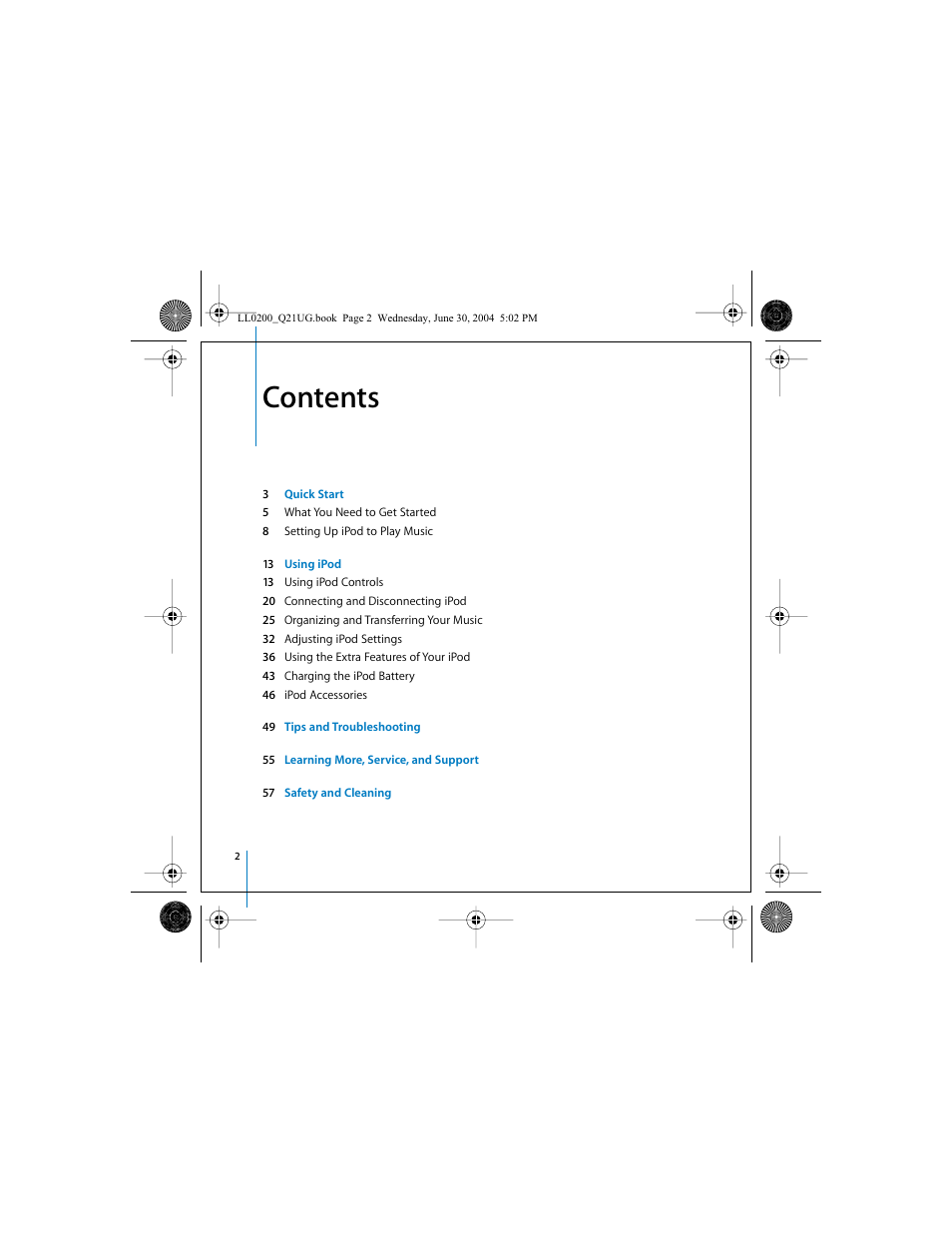 Apple iPod (User’s Guide) User Manual | Page 2 / 64