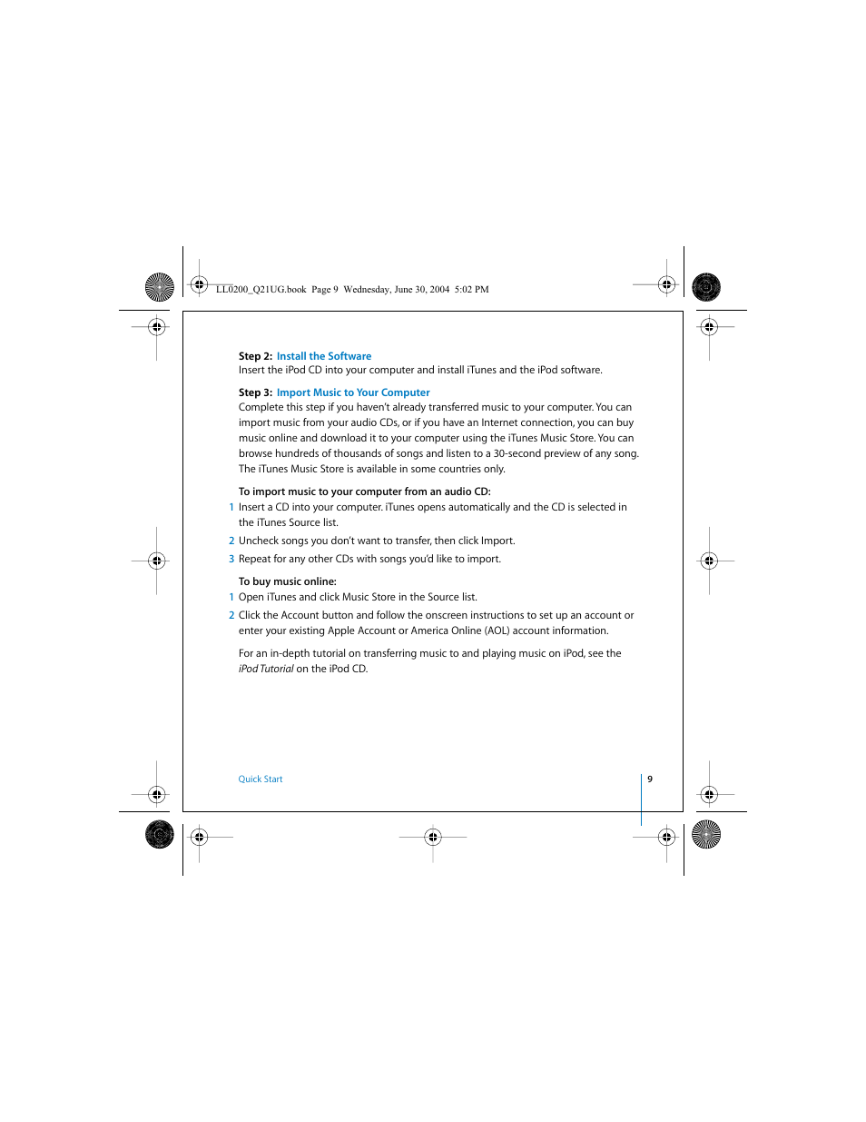 Apple iPod (User’s Guide) User Manual | Page 9 / 64