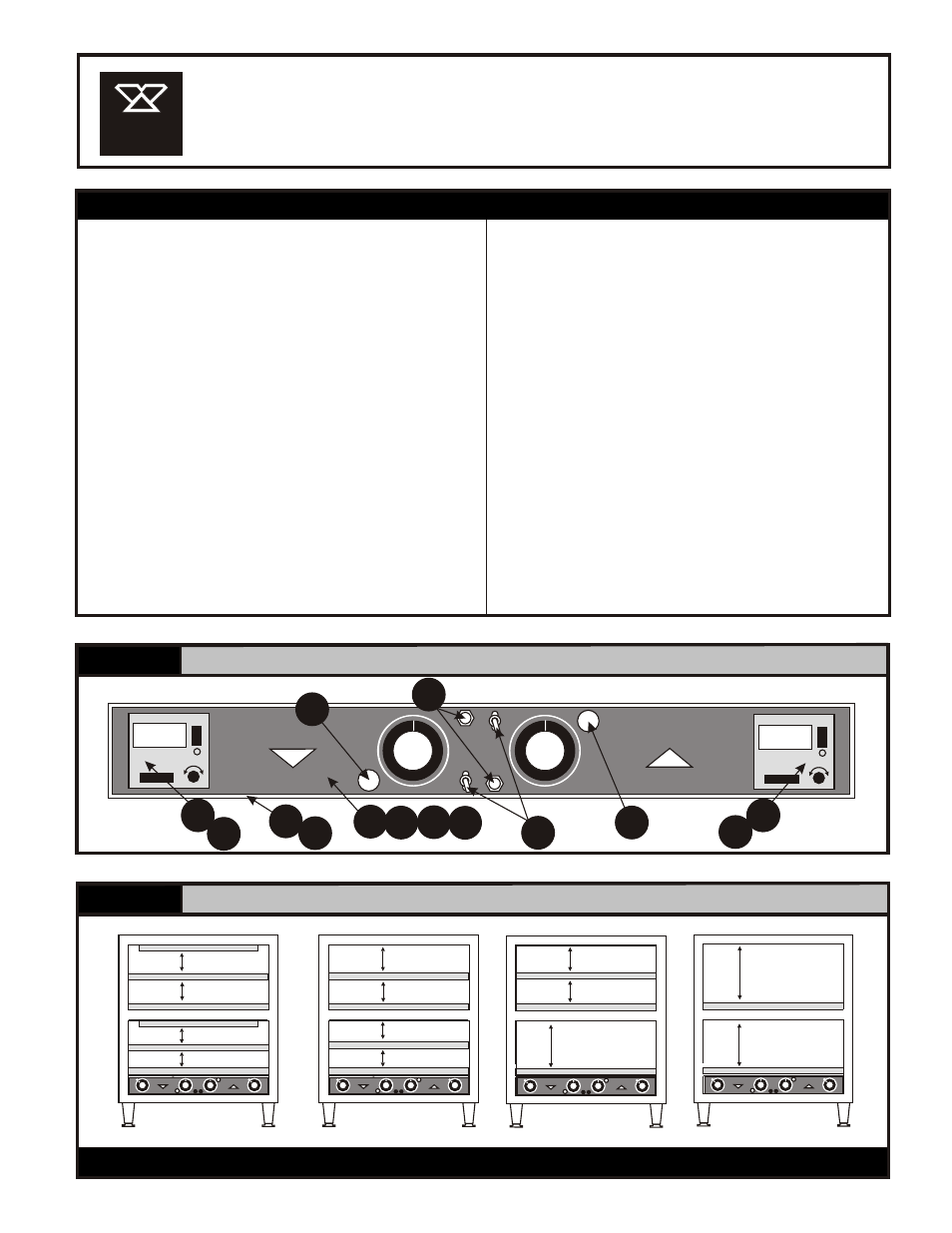 Electric countertop oven, Bakers pride, Figure c deck arrangement by model | Figure b control panel, Optional) | Bakers Pride P-48S User Manual | Page 3 / 4