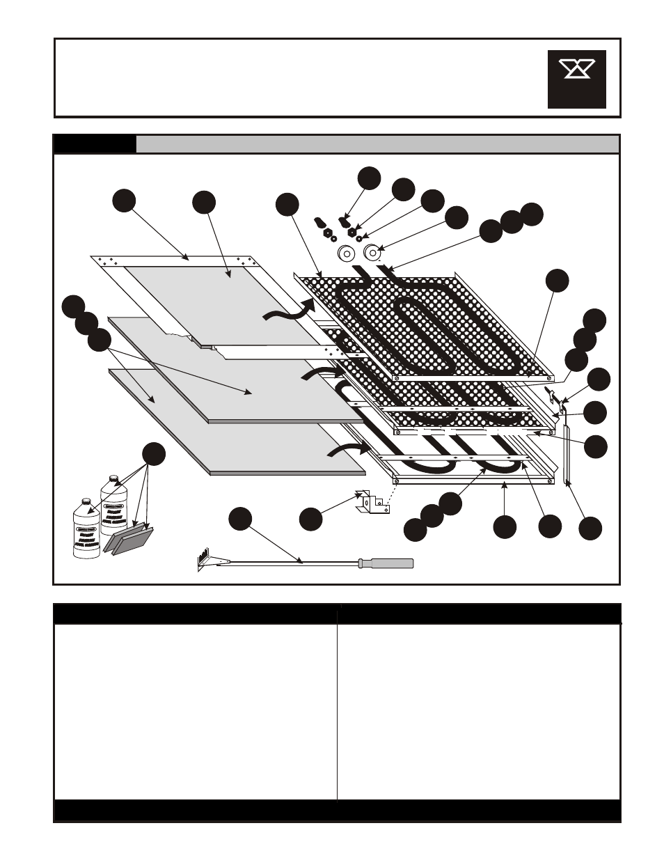 Electric countertop oven, Interior components & accessories | Bakers Pride P-48S User Manual | Page 4 / 4