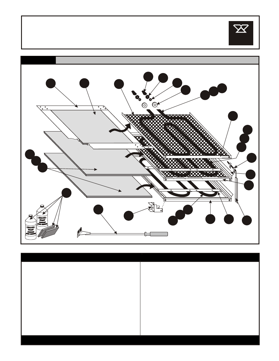 Electric countertop oven, Interior components & accessories | Bakers Pride P-24S User Manual | Page 4 / 4