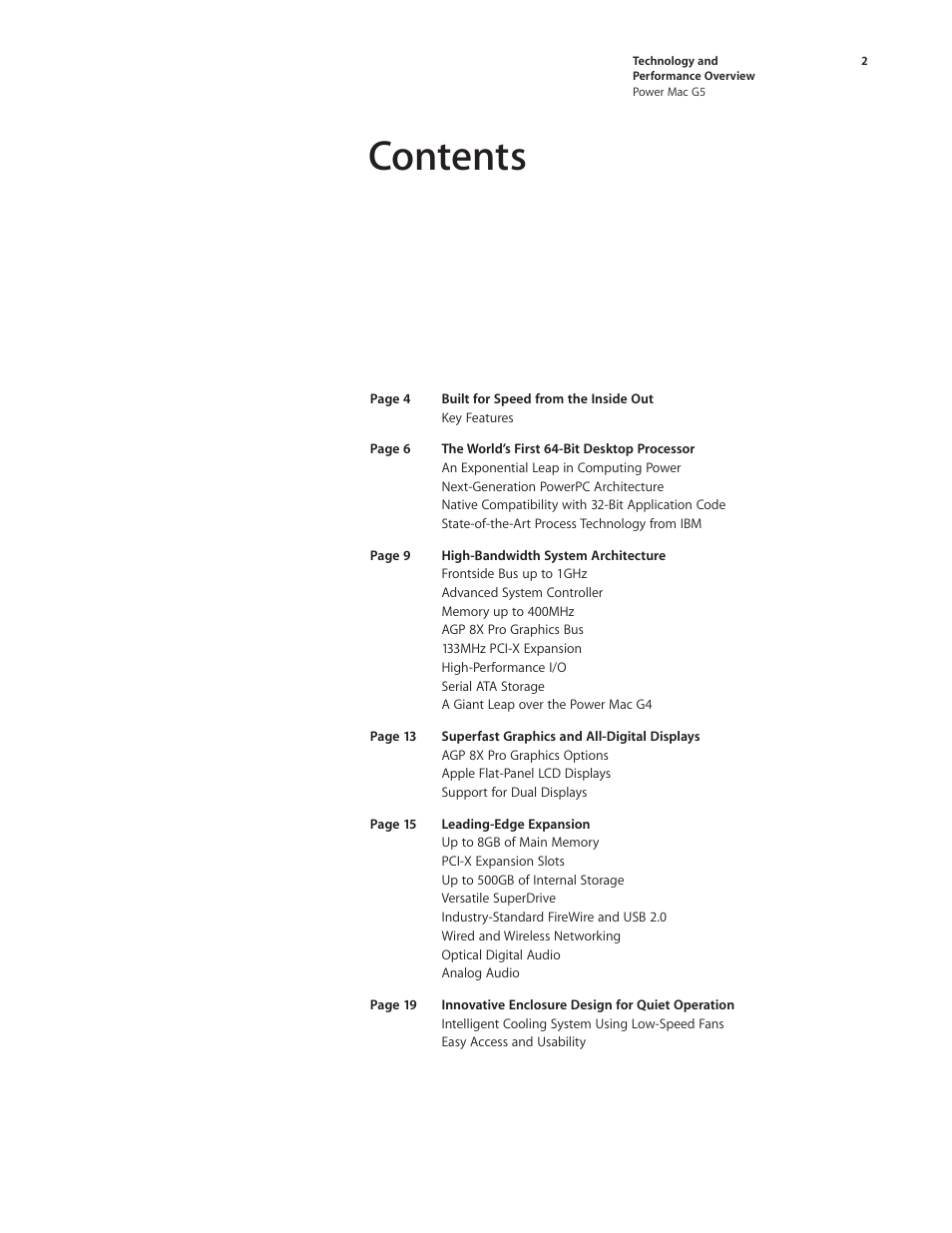 Apple Power Mac G5 User Manual | Page 2 / 36