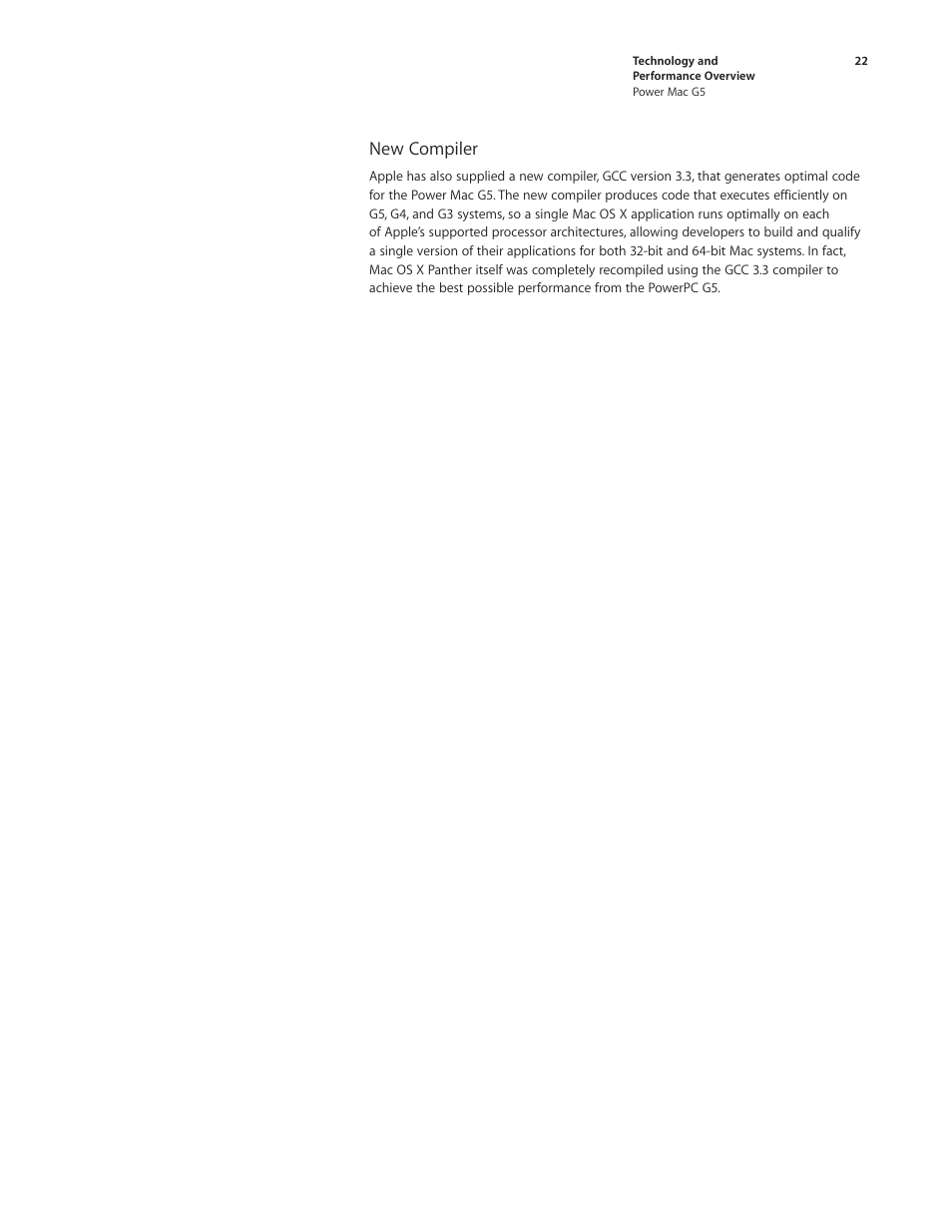 New compiler | Apple Power Mac G5 User Manual | Page 22 / 36