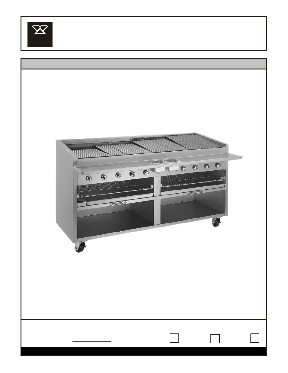 Bakers Pride FLB-60R/GS User Manual | 4 pages