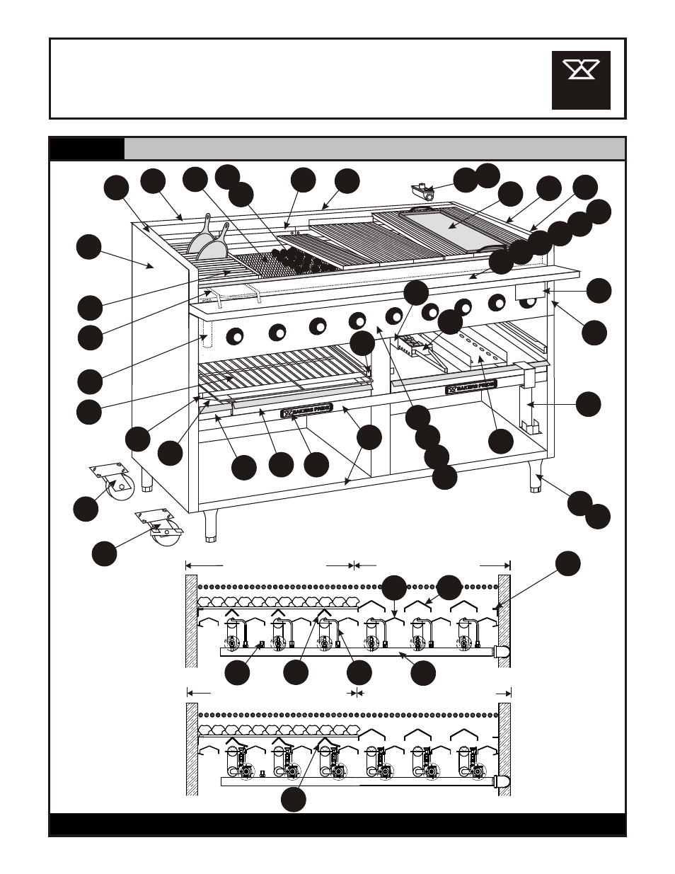 Flb-36, Flb-36r/gs | Bakers Pride FLB-36R/GS User Manual | Page 2 / 4