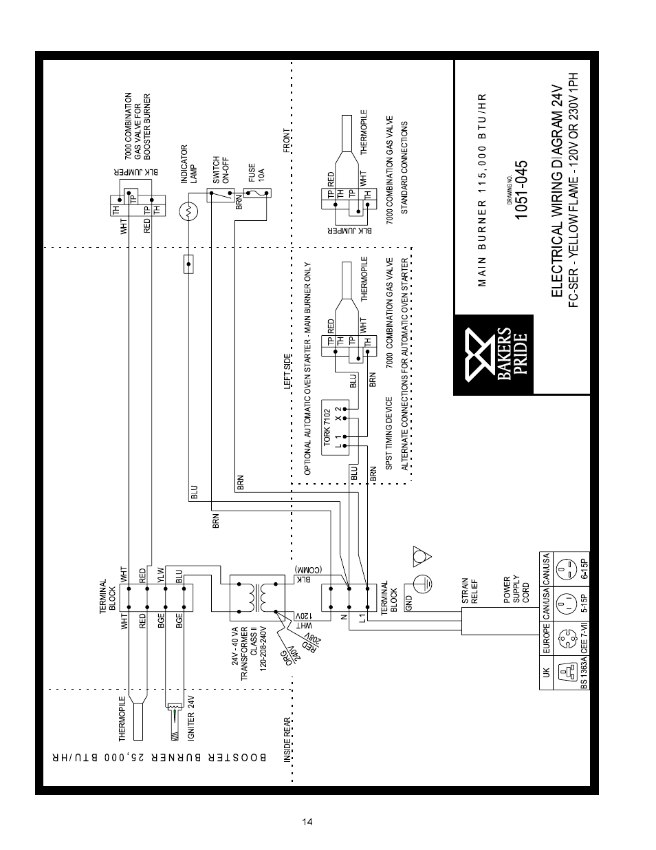 Bakers pride | Bakers Pride FC-816 Manual User Manual | Page 14 / 16