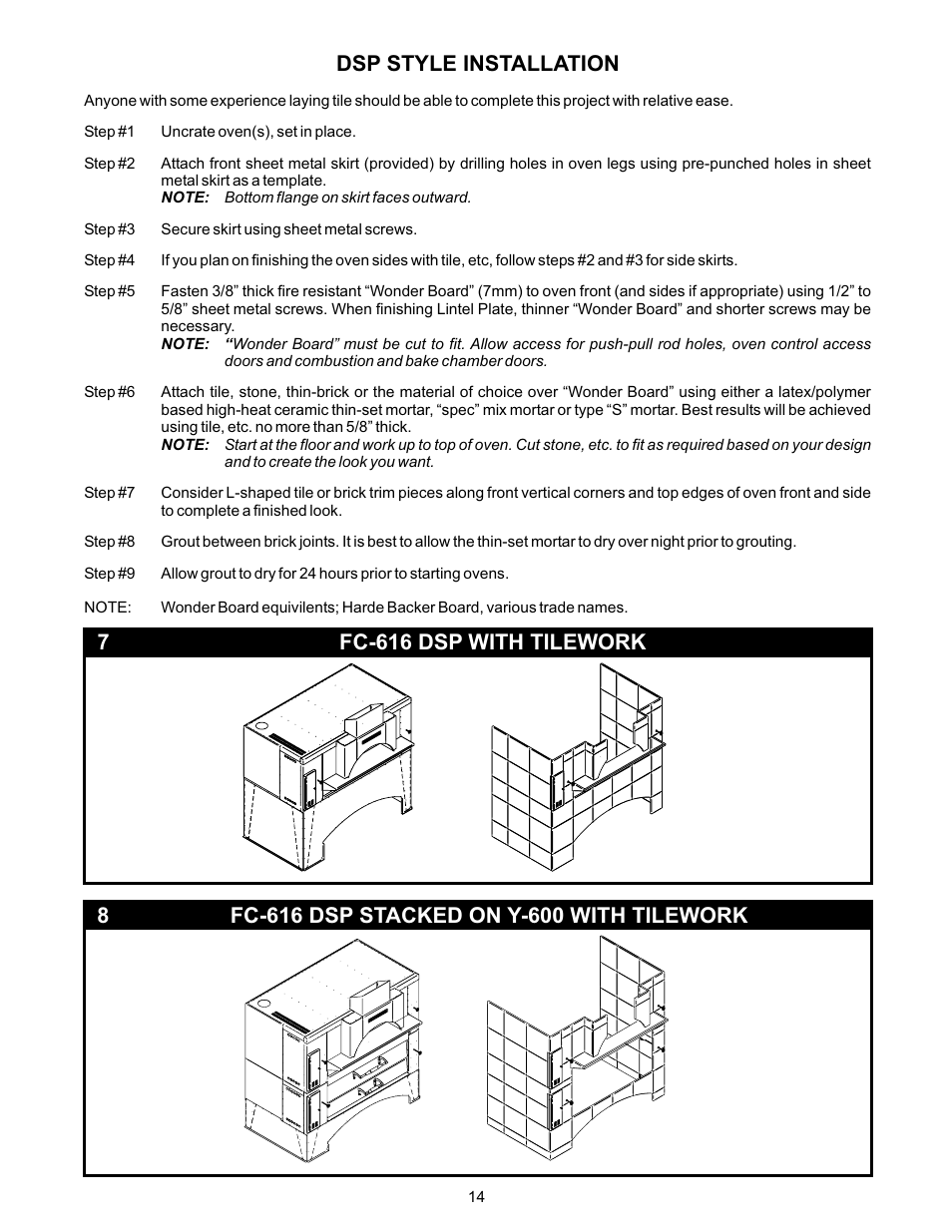 Bakers Pride FC-816 Manual User Manual | Page 14 / 32