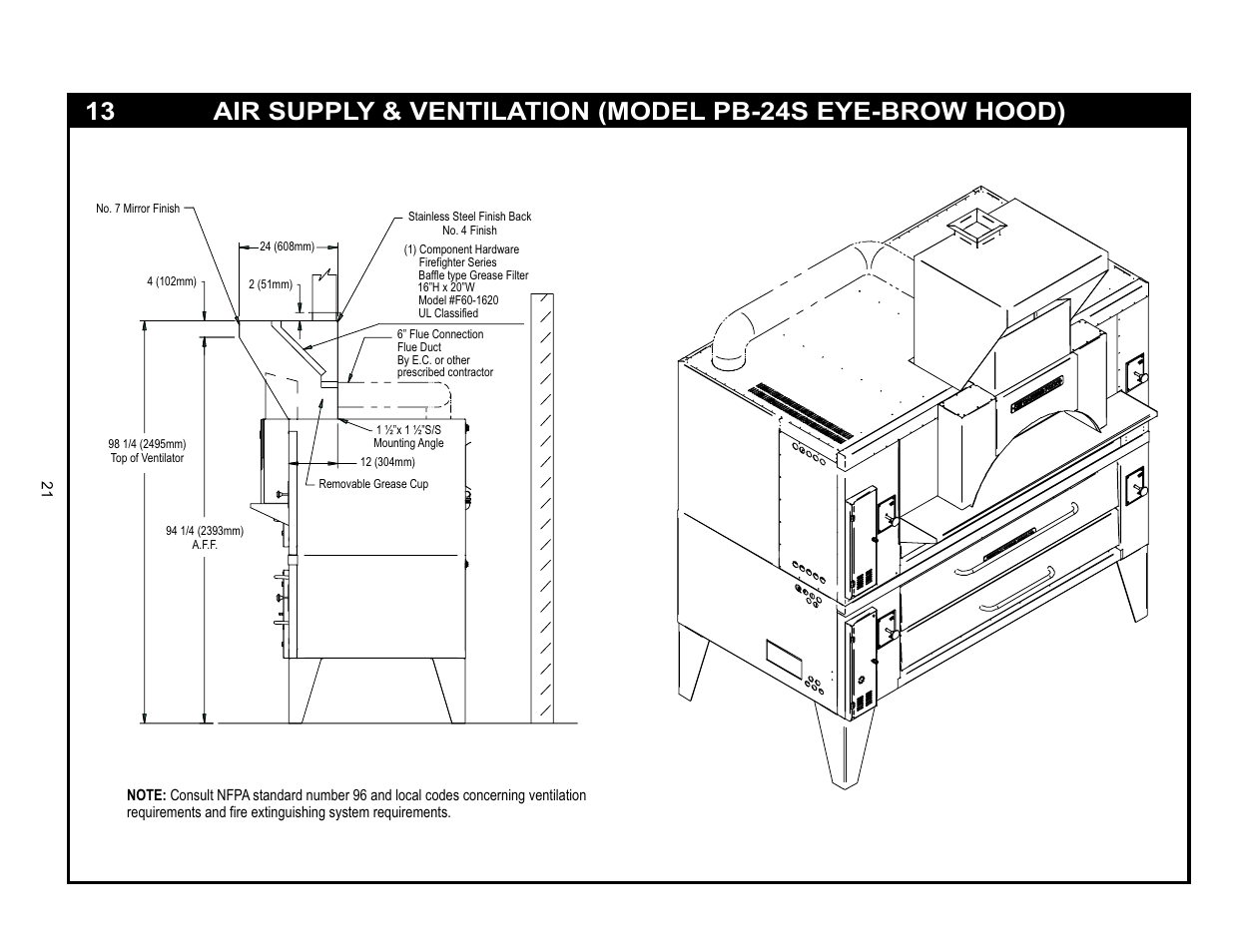 Bakers Pride FC-816 Manual User Manual | Page 21 / 32