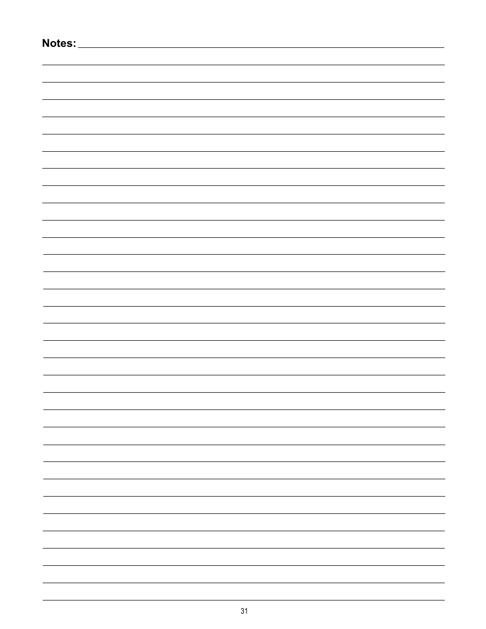 Bakers Pride FC-816 Manual User Manual | Page 31 / 32