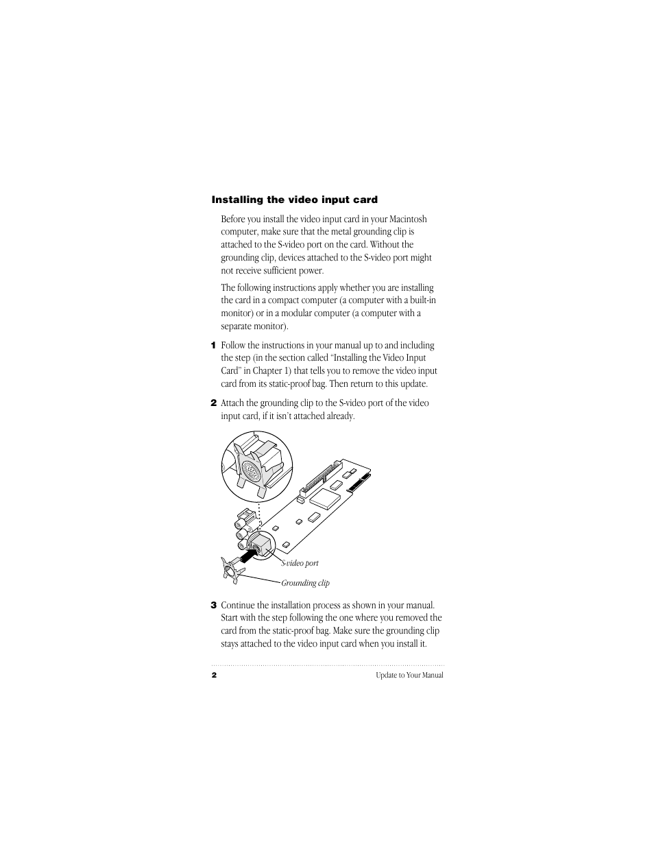 Apple TV/Video System User Manual | Page 2 / 8