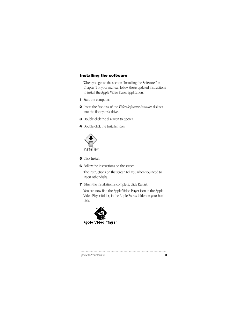 Apple TV/Video System User Manual | Page 3 / 8