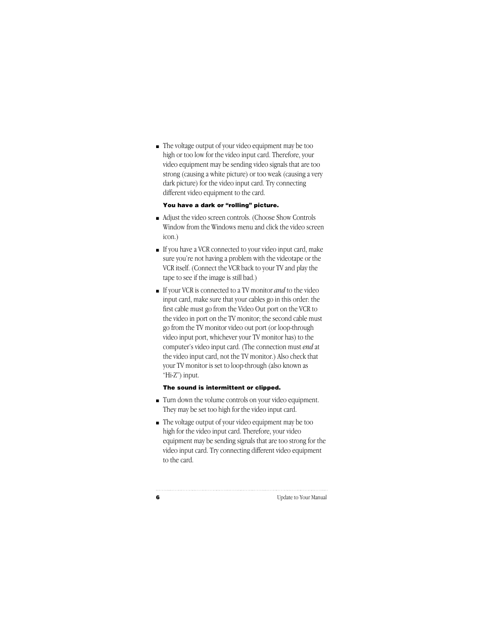 Apple TV/Video System User Manual | Page 6 / 8