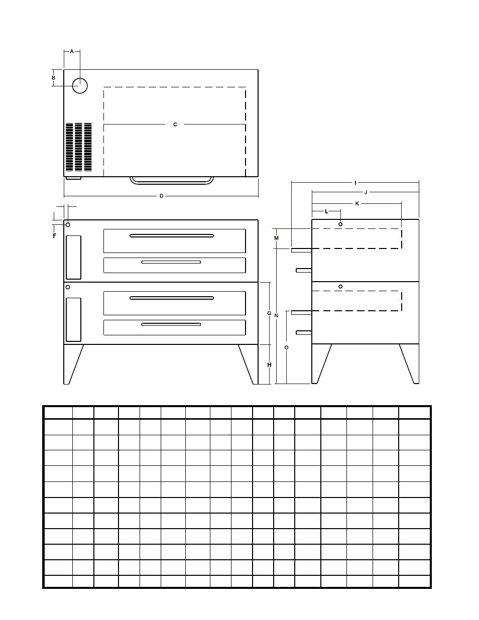 Dimensions and specifications | Bakers Pride 616 Manual User Manual | Page 5 / 24