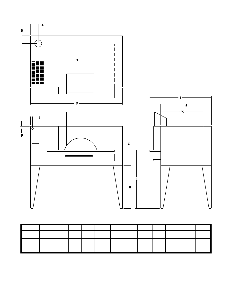 Dimensions and specifications | Bakers Pride 616 Manual User Manual | Page 6 / 24