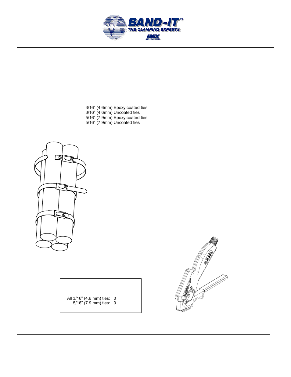 BAND-IT Ball-Lok Ties Installation User Manual | 1 page