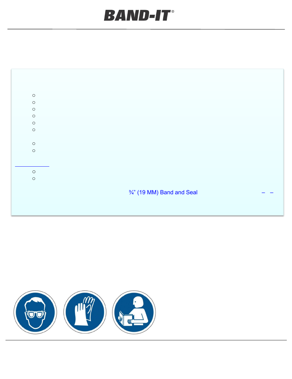 Operating manual | BAND-IT BT1000 Boss Tool User Manual | Page 2 / 11