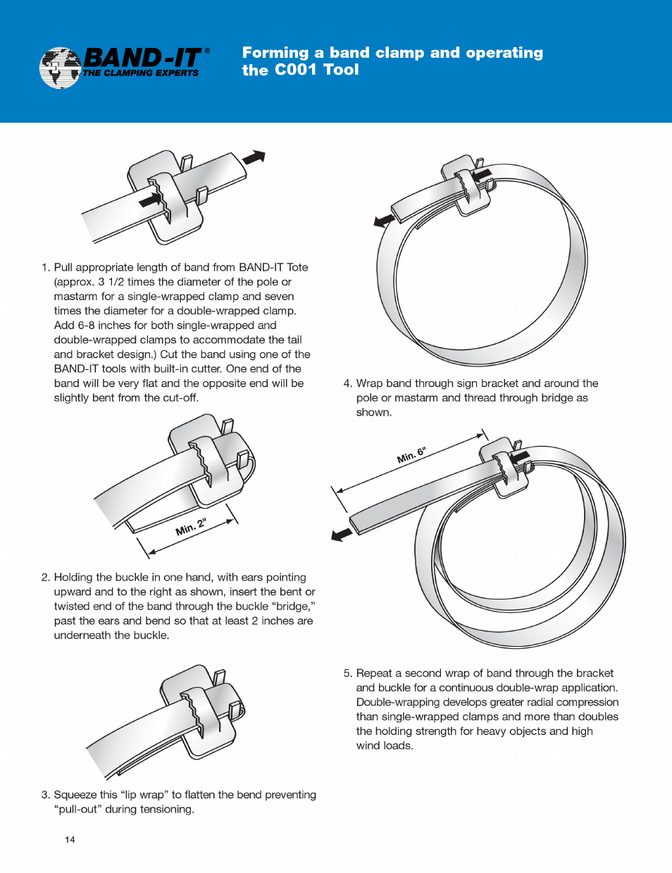 BAND-IT C00169 banding User Manual | 2 pages