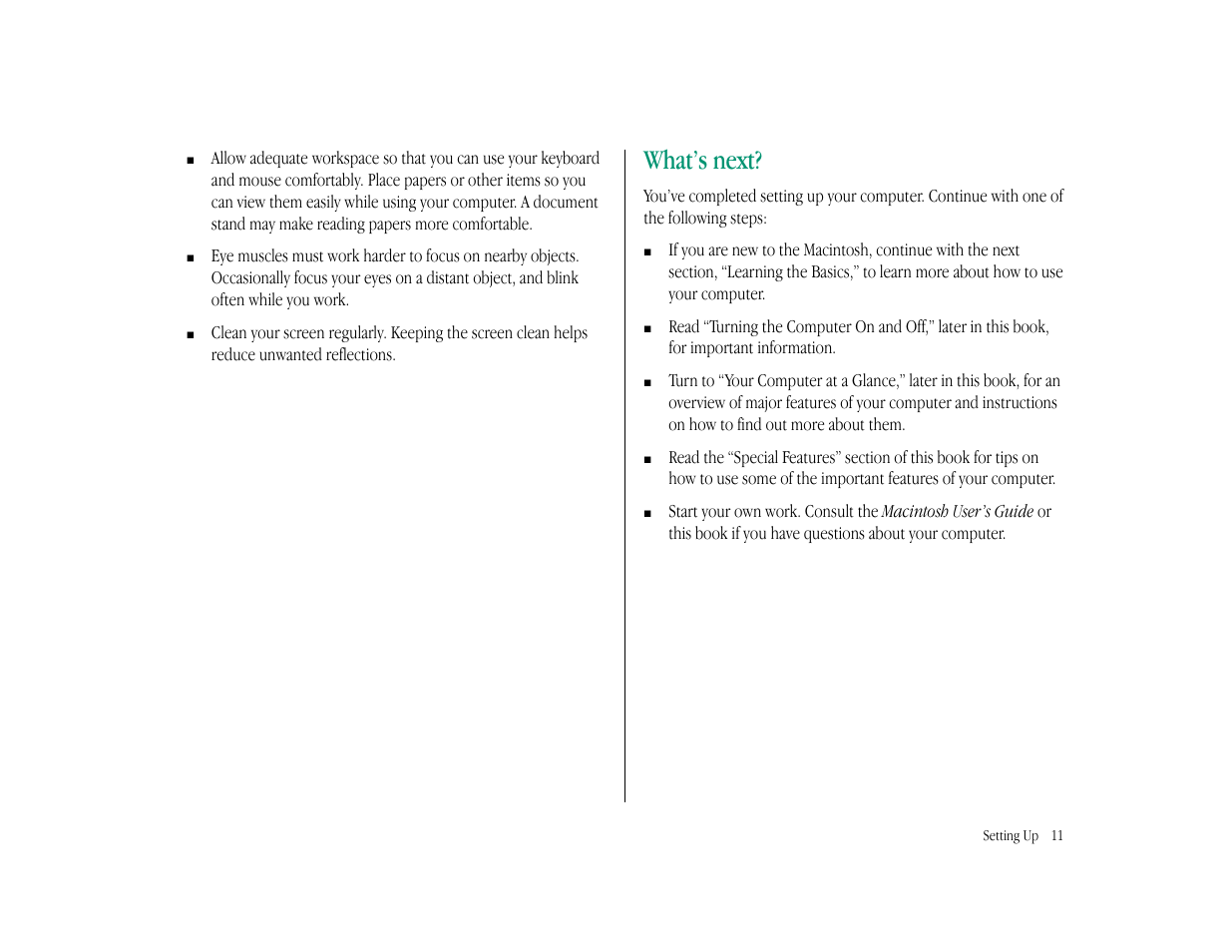 What’s next | Apple Macintosh LC 575 User Manual | Page 17 / 47