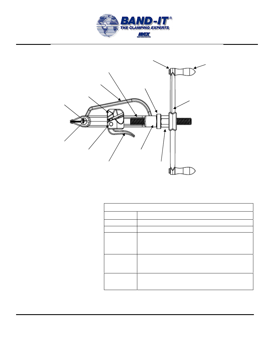 BAND-IT G40269 Giant II Hand Tool User Manual | Page 3 / 3