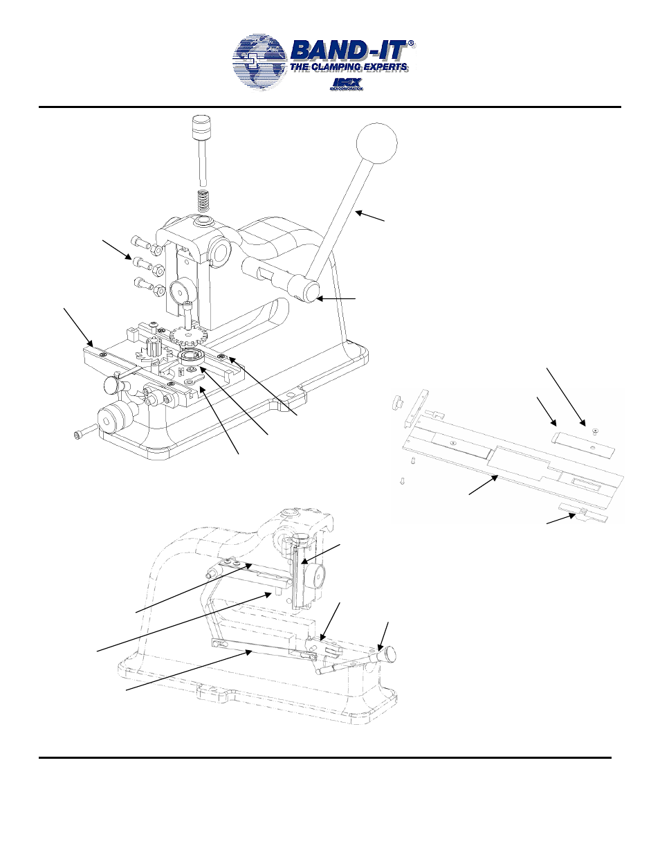 Id200 series imprinter assembly drawings | BAND-IT ID200 Series Imprinter User Manual | Page 10 / 14