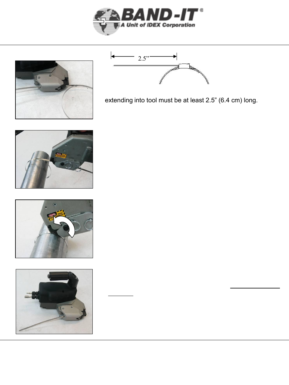 It0750-ab, Operating instructions, 15 of 38 | Mini tie-lok tool | BAND-IT IT0750-AB Mini Tie-Lok Tool User Manual | Page 15 / 38