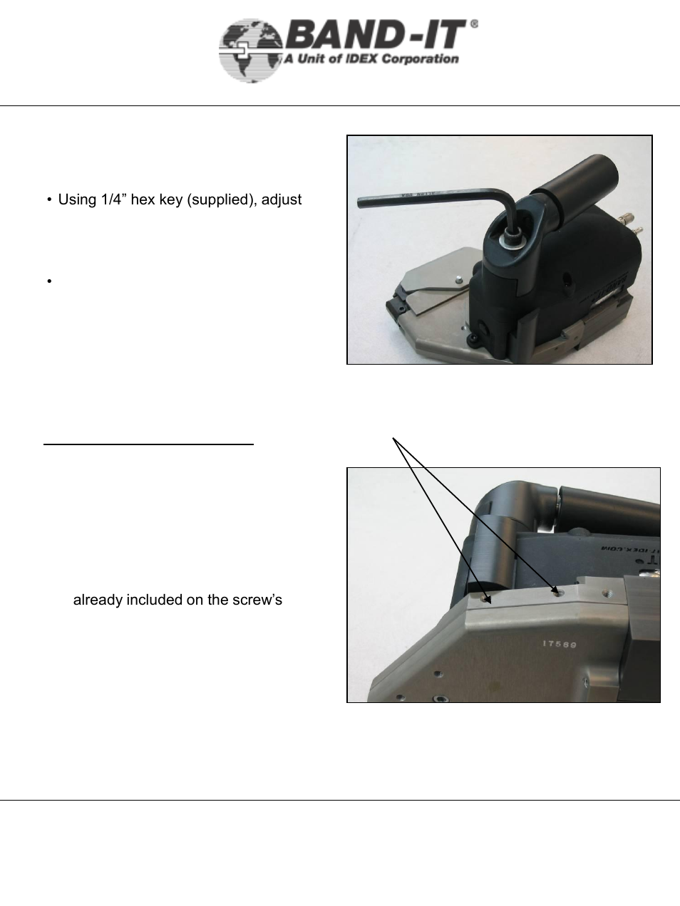 It0750-ab, Setup & assembly instructions, 9 of 38 | Mini tie-lok tool | BAND-IT IT0750-AB Mini Tie-Lok Tool User Manual | Page 9 / 38