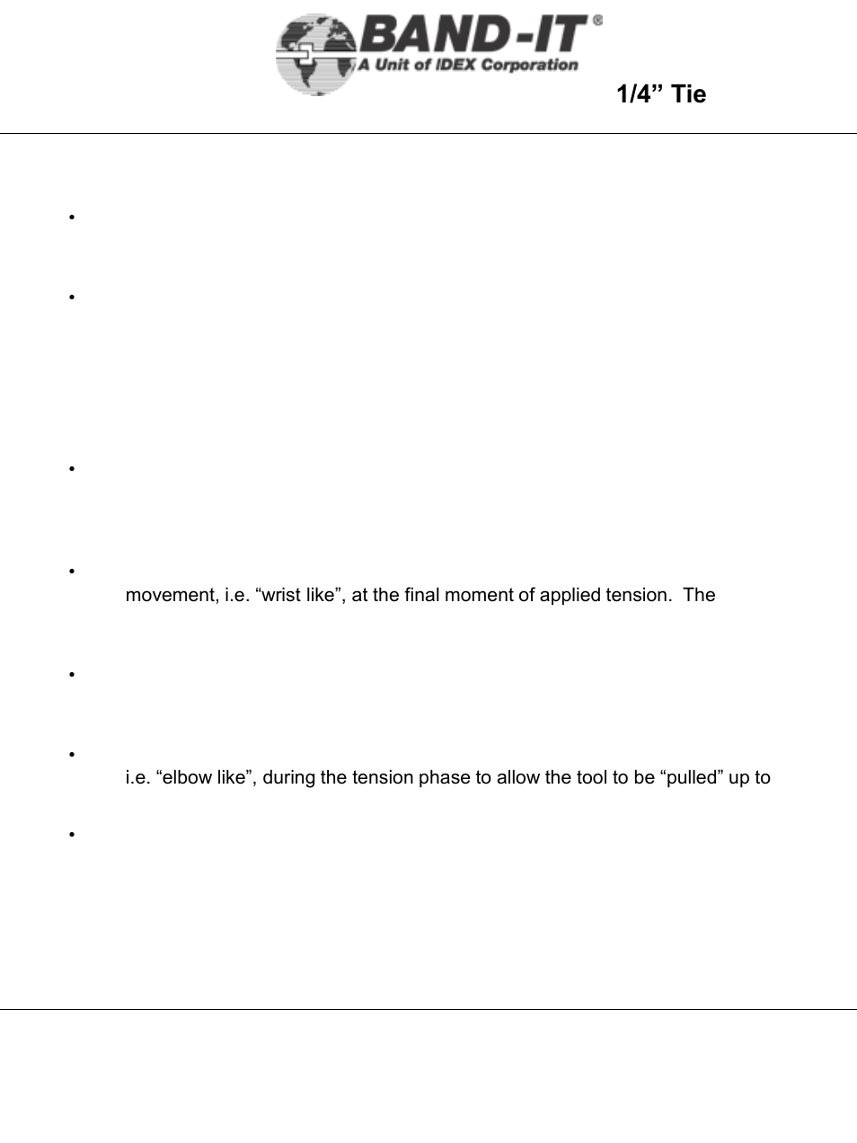 It1000-ab, Remote operation & fixturing tips, 12 of 38 | 1/4” tie-lok, Tool | BAND-IT IT1000-AB 1/4 Tie-Lok Tool User Manual | Page 12 / 38