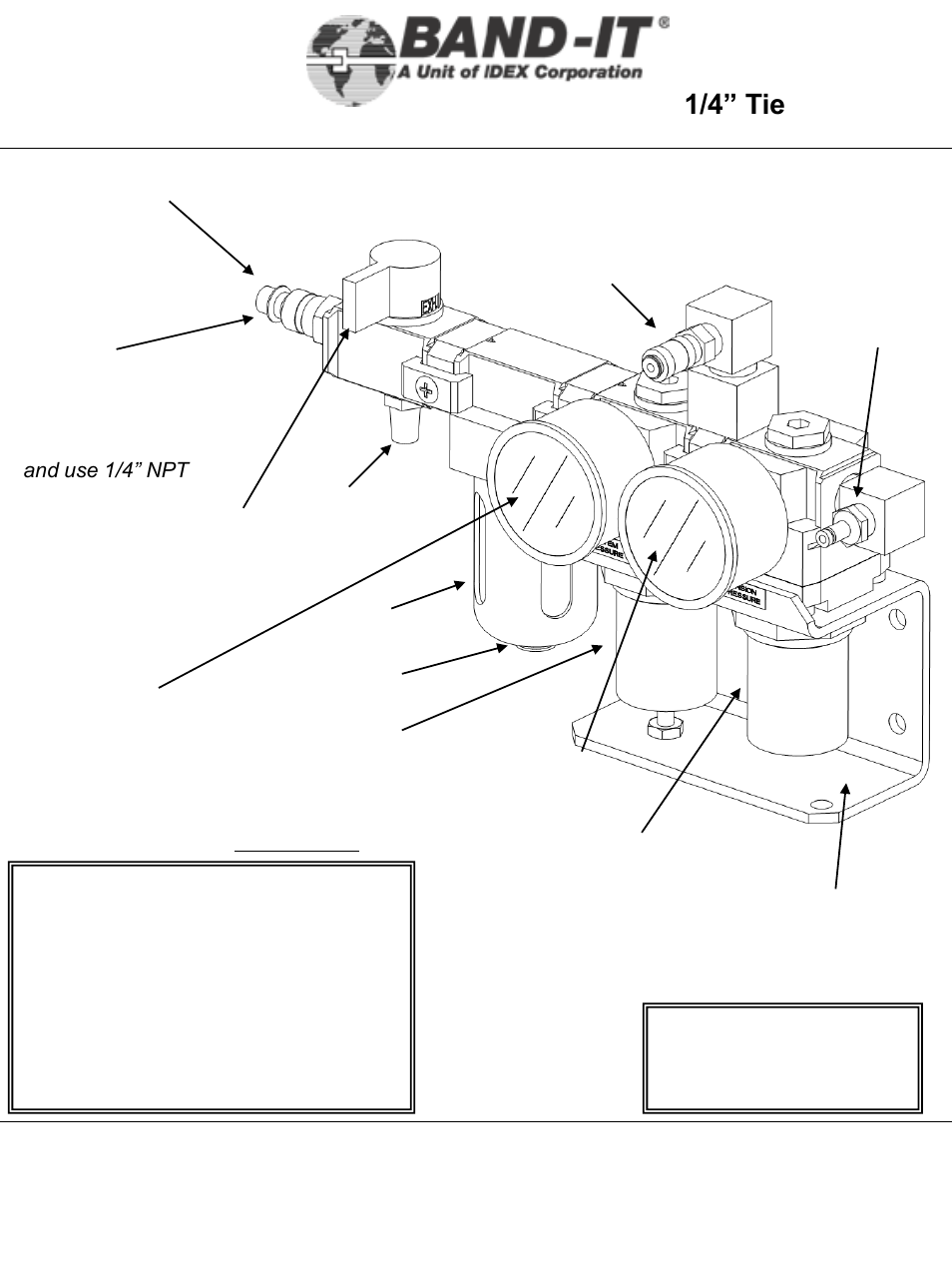 It1000-ab, Air controller module, Air system | 5 of 38, 1/4” tie-lok, Tool | BAND-IT IT1000-AB 1/4 Tie-Lok Tool User Manual | Page 5 / 38