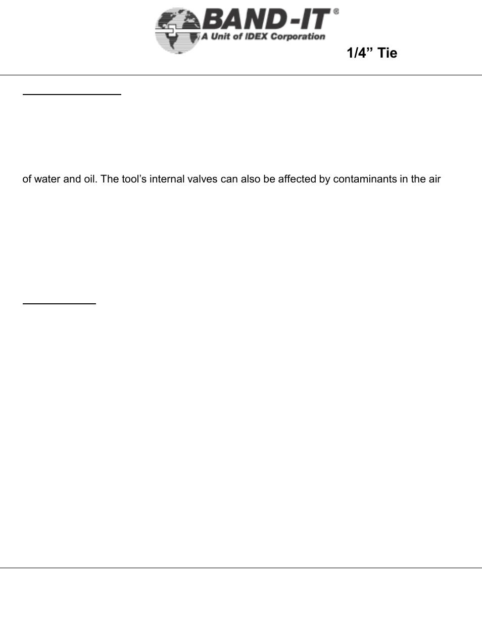 It1000-ab, Tool overview, 8 of 38 | 1/4” tie-lok, Tool | BAND-IT IT1000-AB 1/4 Tie-Lok Tool User Manual | Page 8 / 38