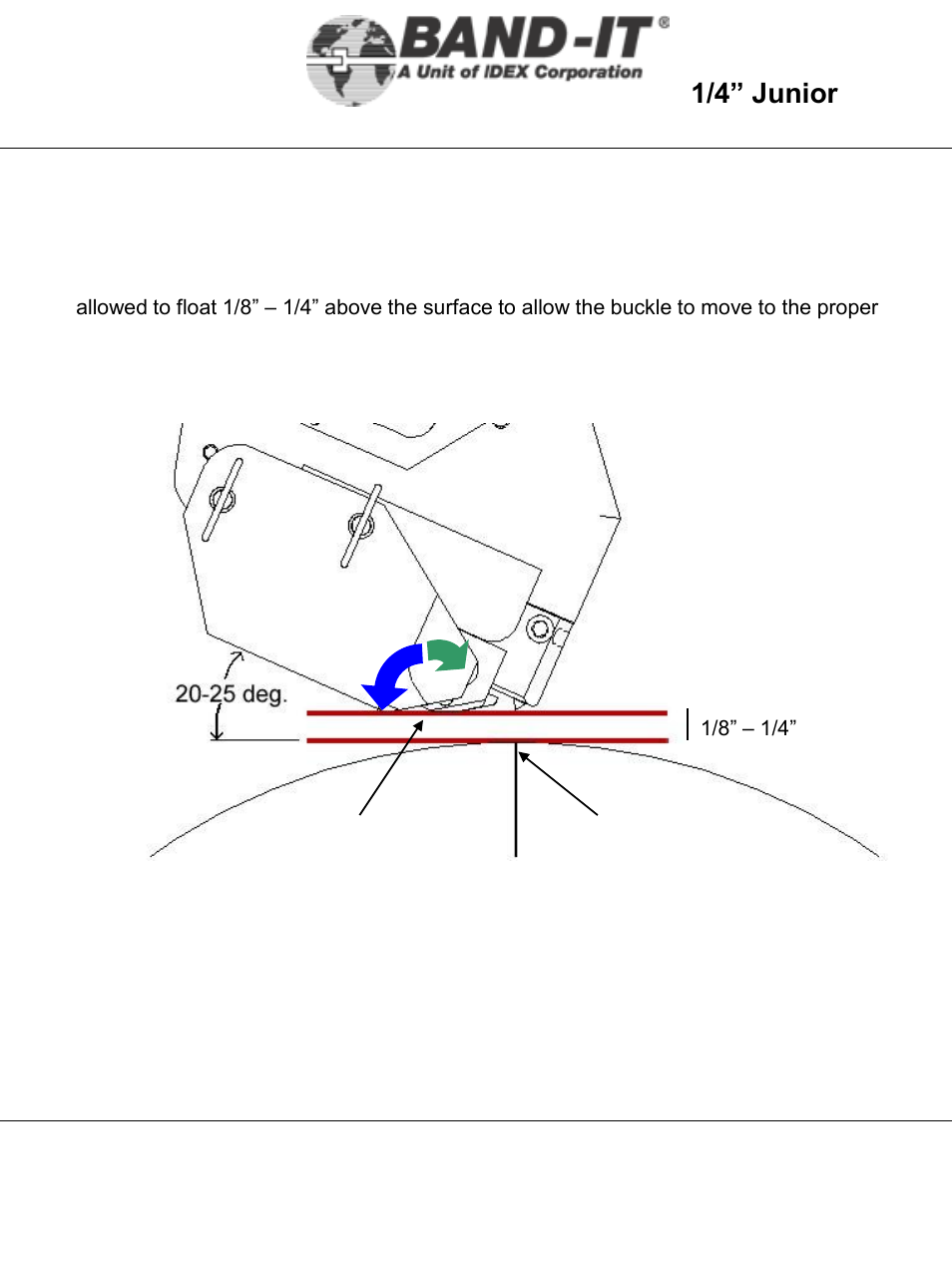 It2000-ab, Setup & assembly instructions, 11 of 38 | 1/4” junior, Tool | BAND-IT IT2000-AB 1/4 Junior Tool User Manual | Page 11 / 38