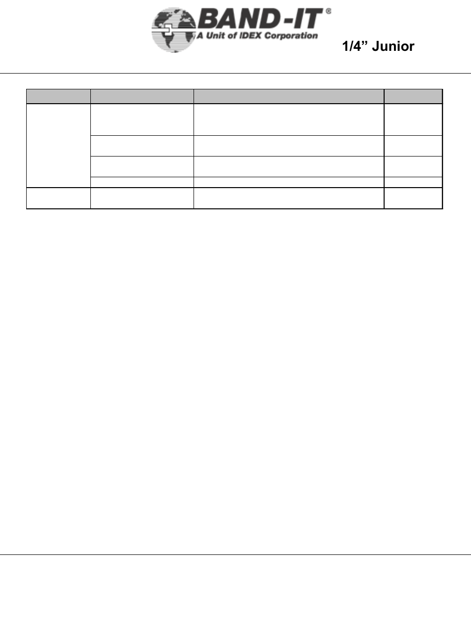 It2000-ab, Troubleshooting matrix, 20 of 38 | 1/4” junior, Tool | BAND-IT IT2000-AB 1/4 Junior Tool User Manual | Page 20 / 38