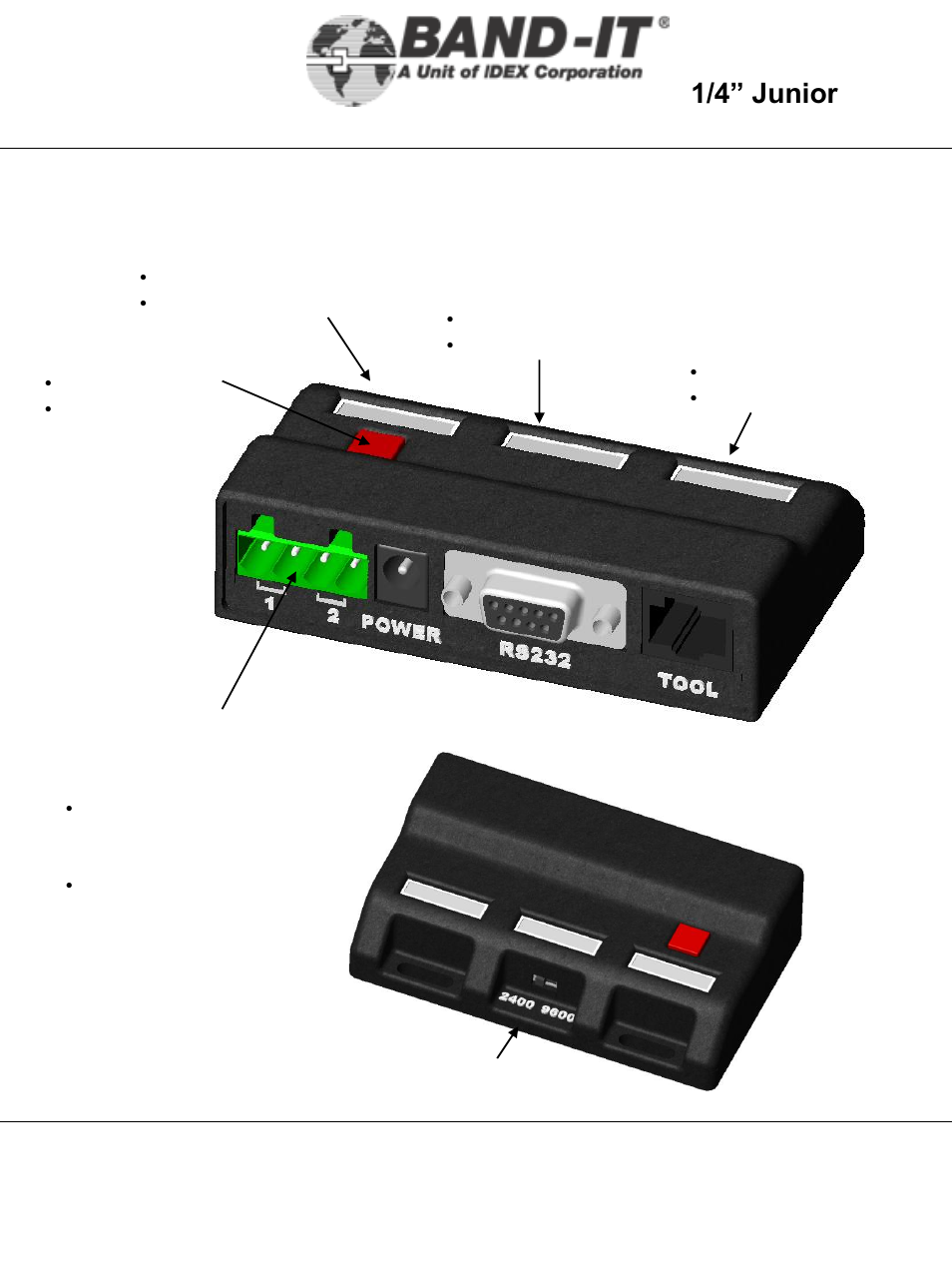 It2000-ab, 30 of 38, 1/4” junior | Tool, Tension cylinder pressure monitoring system | BAND-IT IT2000-AB 1/4 Junior Tool User Manual | Page 30 / 38