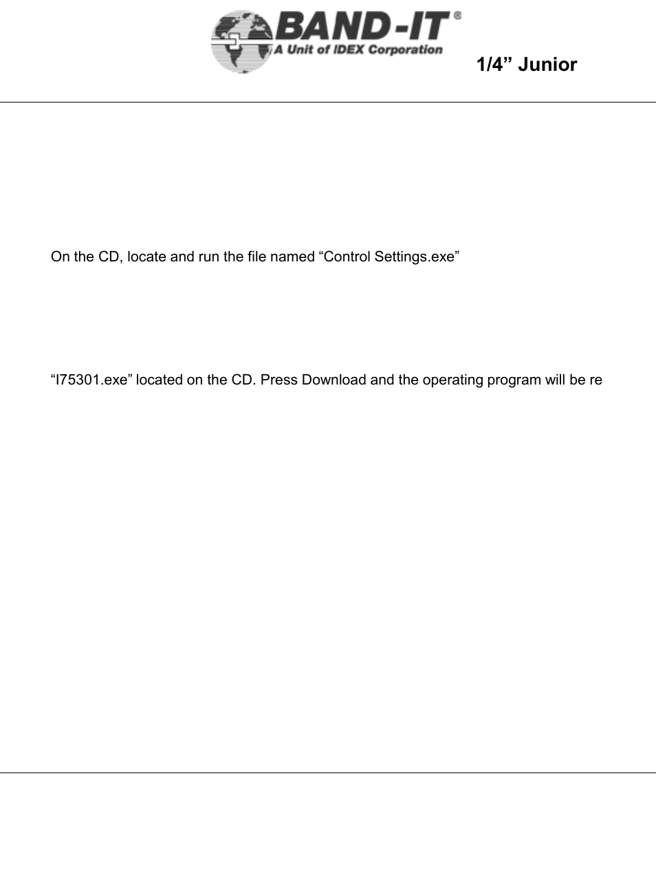 It2000-ab, 31 of 38, 1/4” junior | Tool, Tension cylinder pressure monitoring system | BAND-IT IT2000-AB 1/4 Junior Tool User Manual | Page 31 / 38