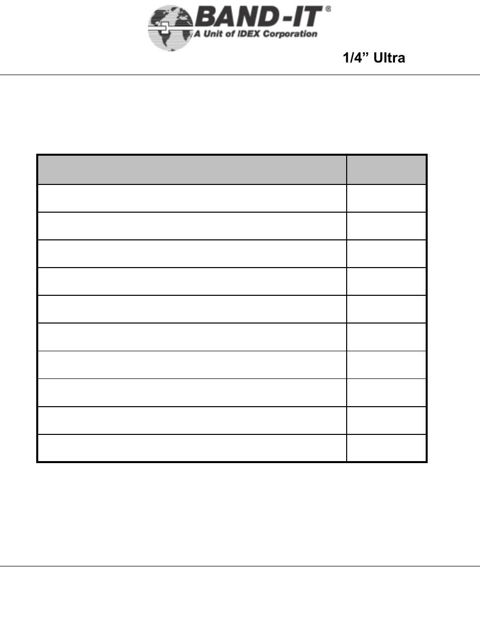 It3000-ab | BAND-IT IT3000-AB 1/4 Ultra-Lok Tool User Manual | Page 2 / 28