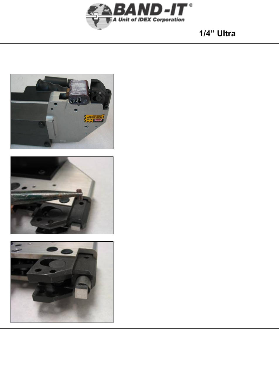 It3000-ab, Maintenance, 23 of 28 | 1/4” ultra-lok tool | BAND-IT IT3000-AB 1/4 Ultra-Lok Tool User Manual | Page 23 / 28