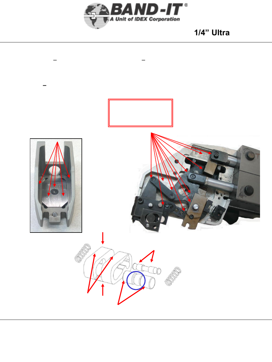 It3000-ab, Maintenance, 27 of 28 | 1/4” ultra-lok tool | BAND-IT IT3000-AB 1/4 Ultra-Lok Tool User Manual | Page 27 / 28