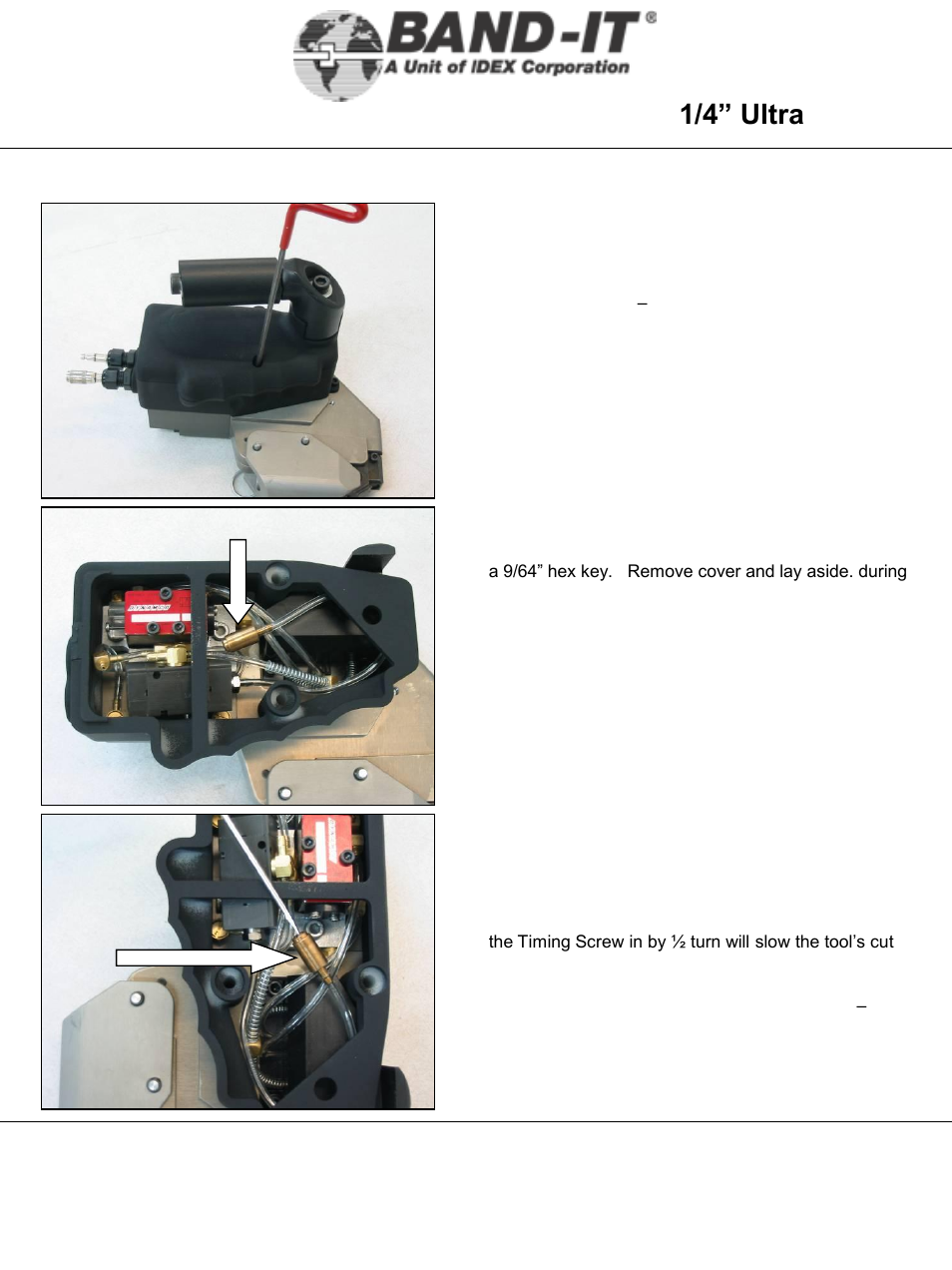 It3000-ab, Maintenance, 28 of 28 | 1/4” ultra-lok tool, Procedure | BAND-IT IT3000-AB 1/4 Ultra-Lok Tool User Manual | Page 28 / 28