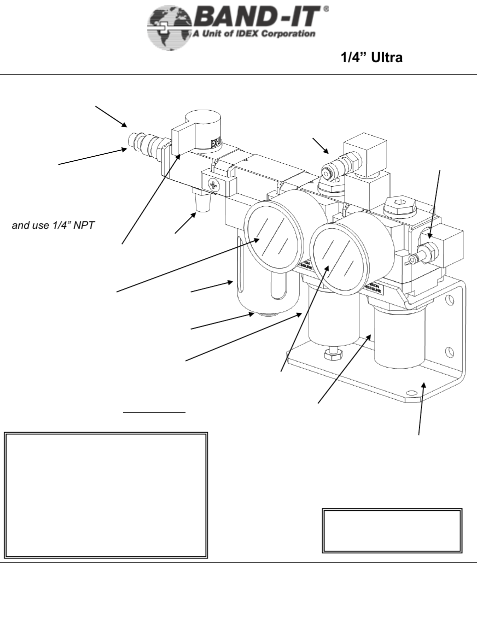 It3000-ab, Air controller module, Air system | 5 of 28, 1/4” ultra-lok tool | BAND-IT IT3000-AB 1/4 Ultra-Lok Tool User Manual | Page 5 / 28