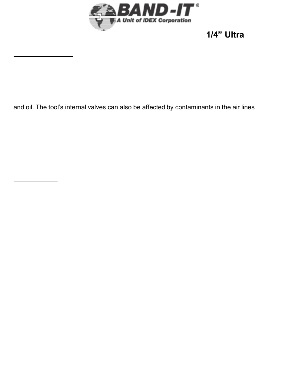 It3000-ab, Tool overview, 8 of 28 | 1/4” ultra-lok tool | BAND-IT IT3000-AB 1/4 Ultra-Lok Tool User Manual | Page 8 / 28