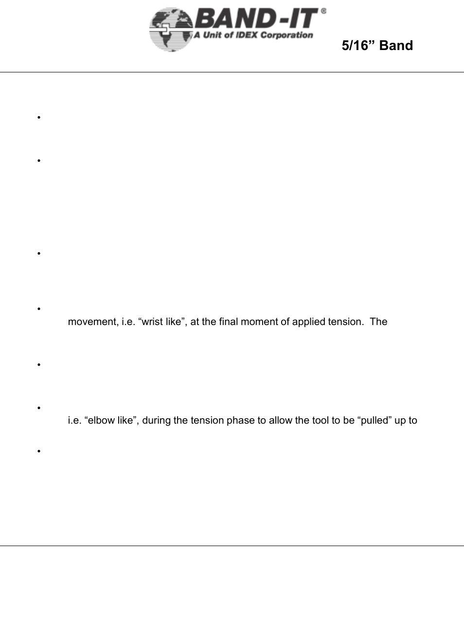 It4000-ab, Remote operation & fixturing tips, 12 of 28 | 5/16” band-lok tool | BAND-IT IT4000-AB 5/16 Band-Lok Tool User Manual | Page 12 / 28