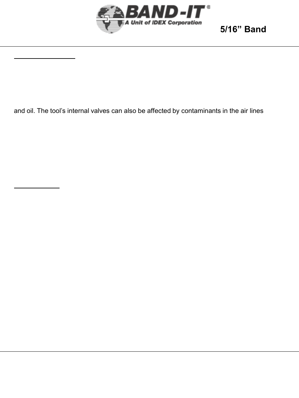 It4000-ab, Tool overview, 8 of 28 | 5/16” band-lok tool | BAND-IT IT4000-AB 5/16 Band-Lok Tool User Manual | Page 8 / 28