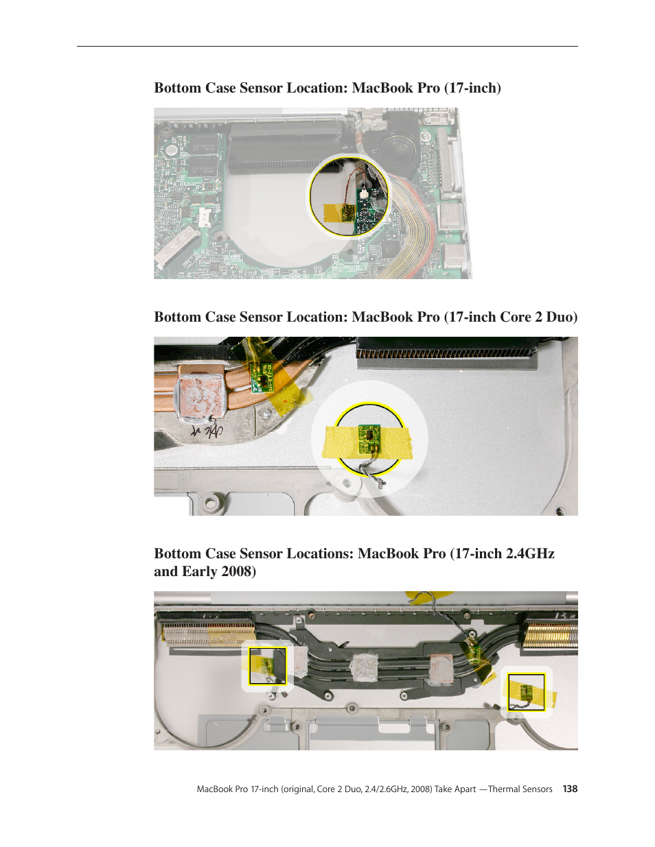 Apple MacBook Pro 17-inch (original, Core 2 Duo, 2.4GHz, Late 2007 CTO, Early 2008, and Late 2008) User Manual | Page 138 / 204